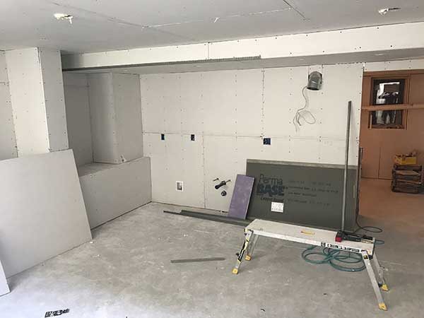 Drywall is Installed