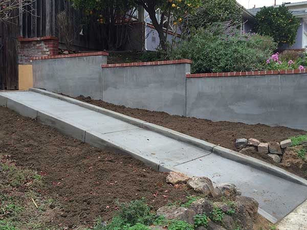 Foundation Yard Drainage Solution French Drain System Ca - Stucco Retaining Wall Ideas